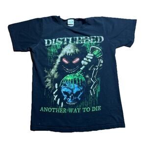 Anvil Organic 100% Cotton Disturbed Band T-Shirt 2010 Size Small